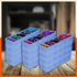 Stomo Dori Multi-Purpose Stackable Drawer Organizer For Home | Ocean - Set of 12